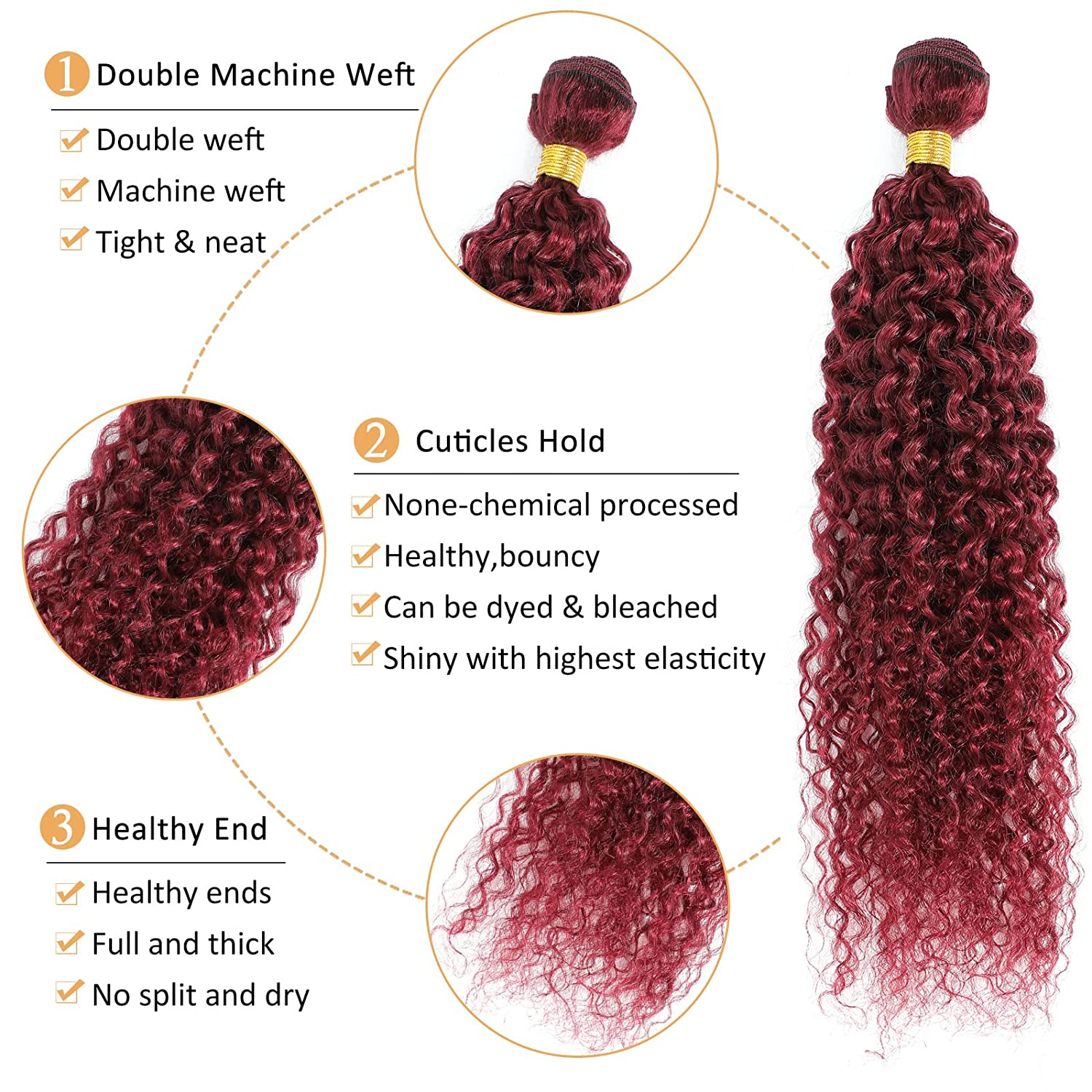 12A Water Wave Bundles With Fr - Deep Wave 3 Bundles With Closure recension och pris