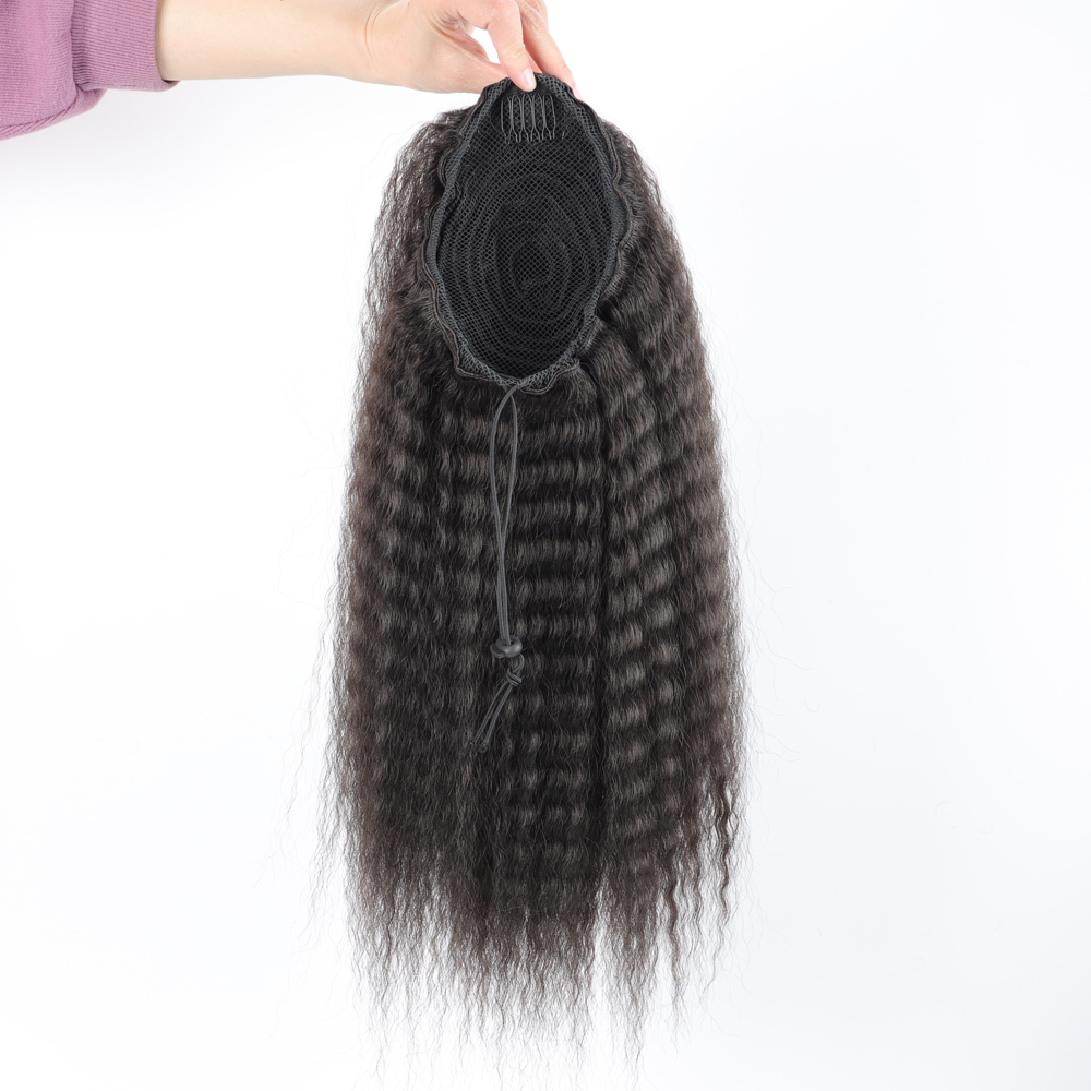 Fake Synthetic Drawstring Pony - Drawstring Afro Curly Puff Ponytail recension och pris