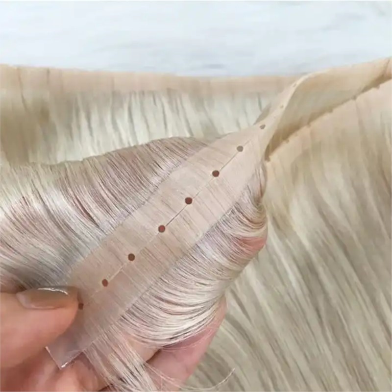 Invisible PU Weft Hair with Ho - Invisible Tape In Extensions Real Hair recension och pris