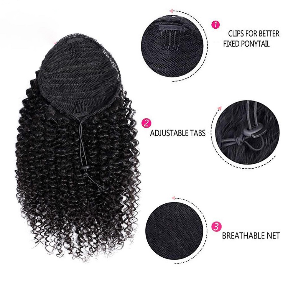 24 26 Inches Long Afro Kinky C - Seamless Clip In Hair Extensions Human Hair recension och pris