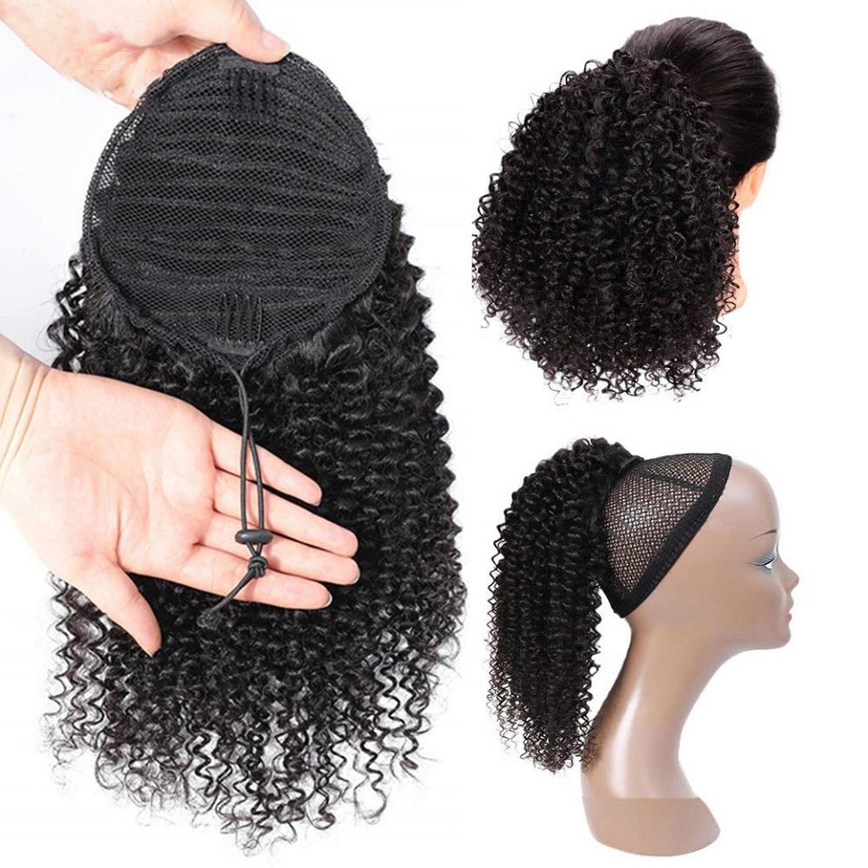 24 26 Inches Long Afro Kinky C - Seamless Clip In Hair Extensions Human Hair recension och pris