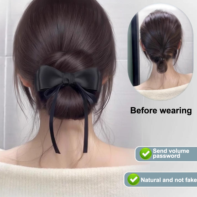 Low Bun Wig Hair Clip-In Messy - Claw Clip Messy Bun Hair Piece recension och pris