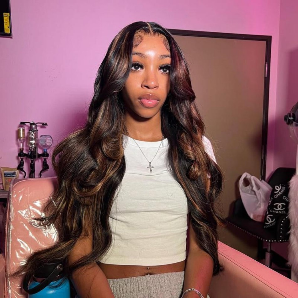 P1B30 Highlight Ombre Body Wav - Human Hair Wigs recension och pris