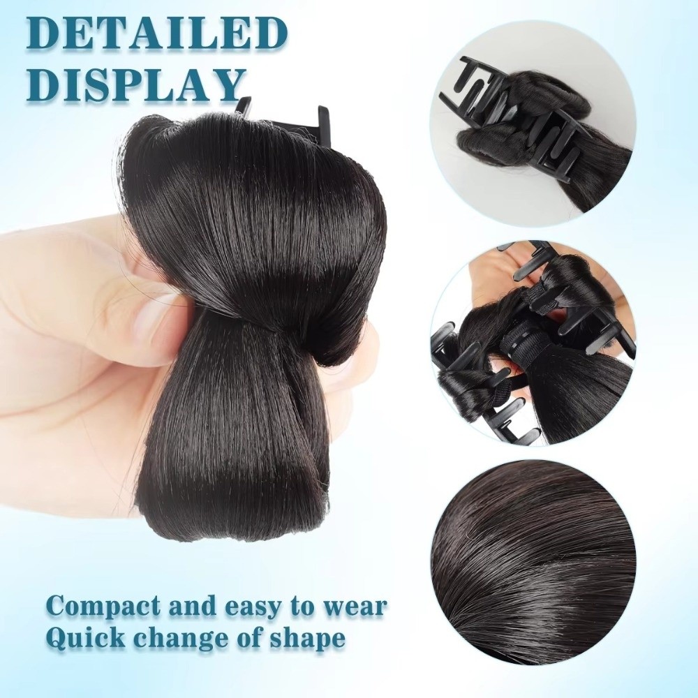 Naturally Synthetic Hair Bun W - Claw Clip Messy Bun Hair Piece recension och pris