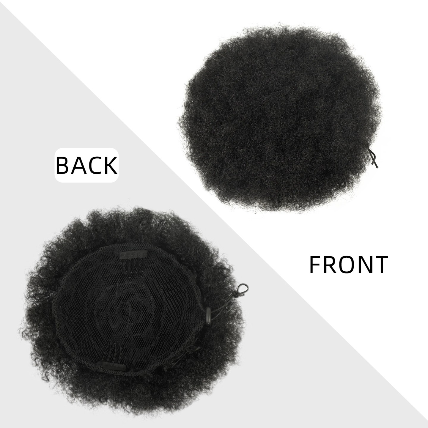 Afro Puff Drawstring Ponytail  - Drawstring Afro Curly Puff Ponytail recension och pris