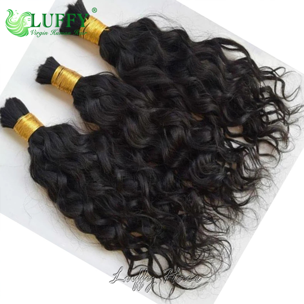Bulk Human Hair for Braiding W - Water Wave Bulk Human Hair For Braiding recension och pris