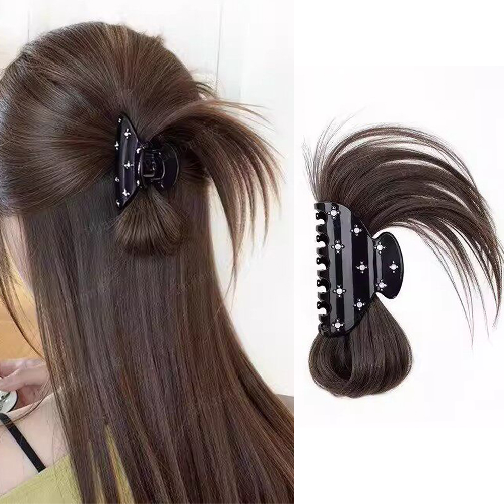 Fluffy Messy Bun Claw Clip Syn - Claw Clip Messy Bun Hair Piece recension och pris