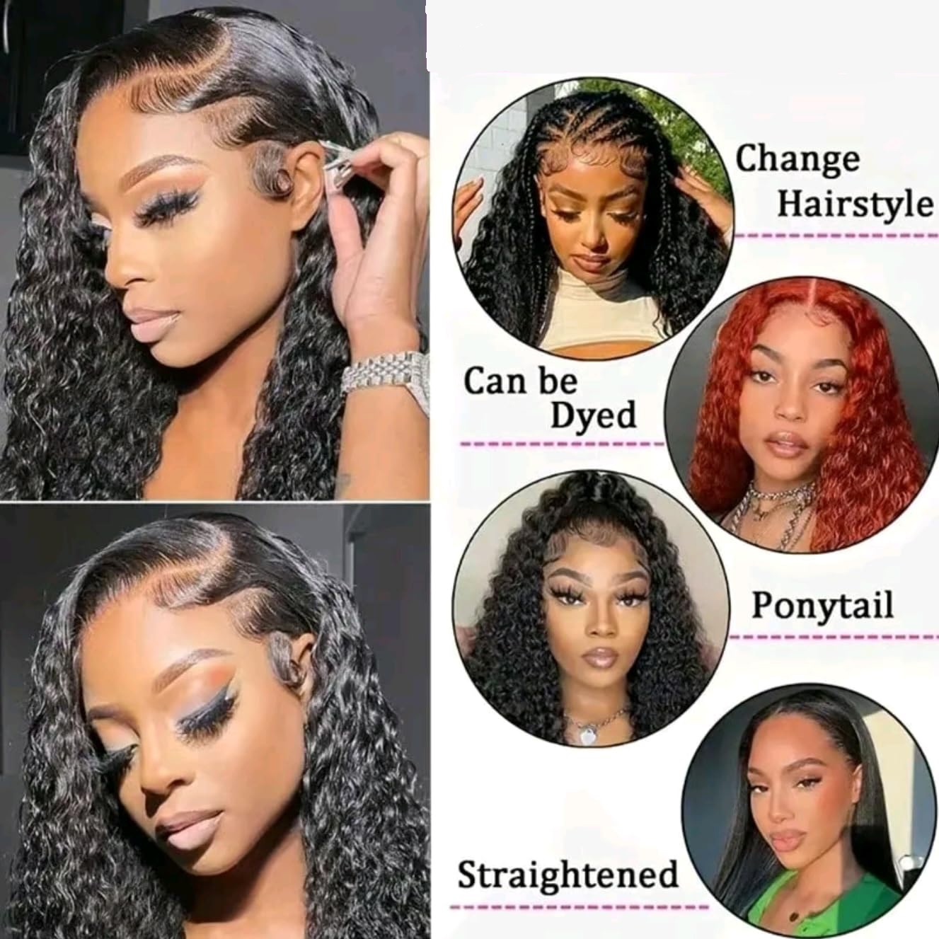 200 Density 13x4 13x6 HD Trans - Hair Bundles recension och pris