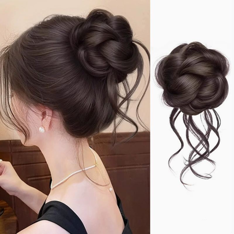 NEW New Synthetic Hair Bun Chi - Claw Clip Messy Bun Hair Piece recension och pris