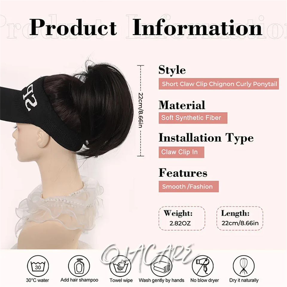 Messy Bun Hair Piece Claw Clip - Claw Clip Messy Bun Hair Piece recension och pris