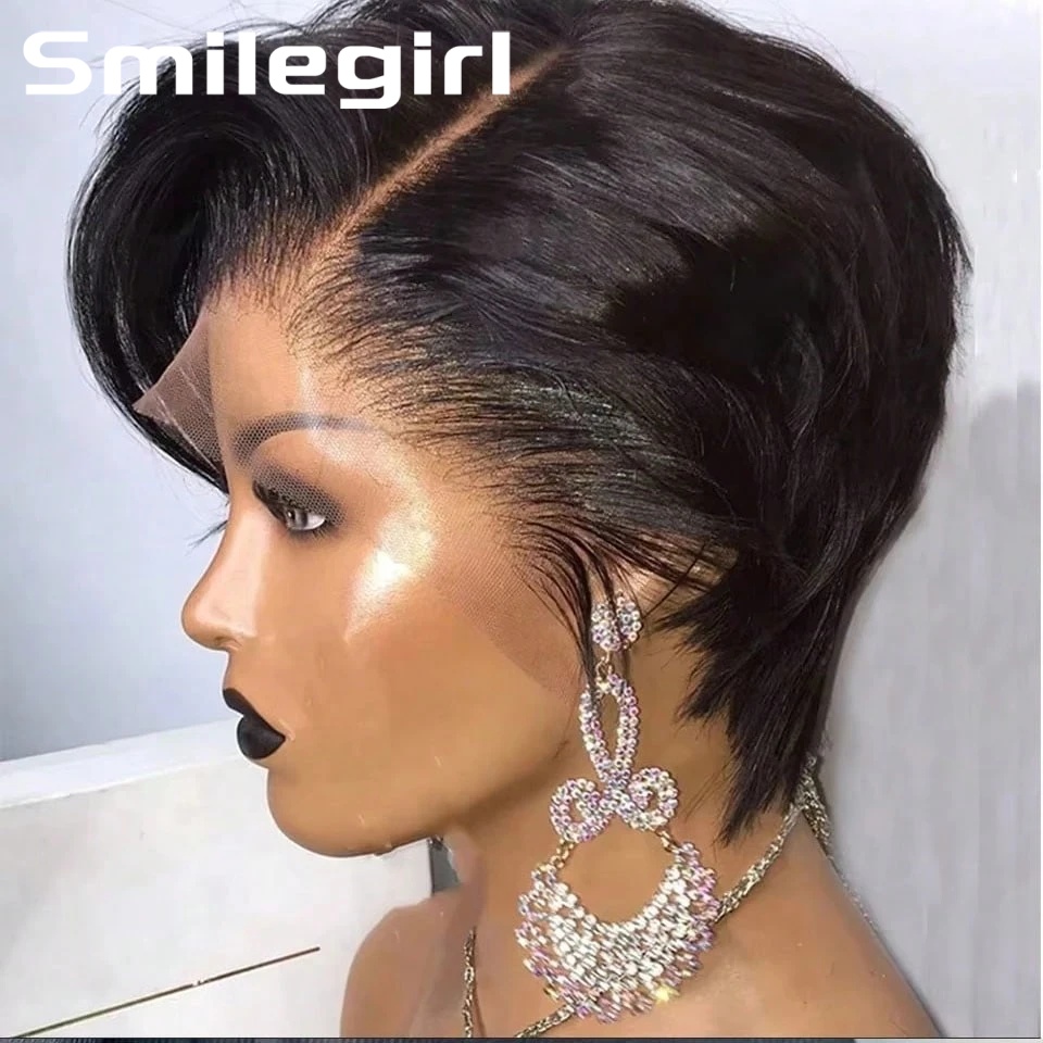 Short Cheap Wholesale Pixie Cu - Short Pixie Cut Wig Human Hair Cheap recension och pris