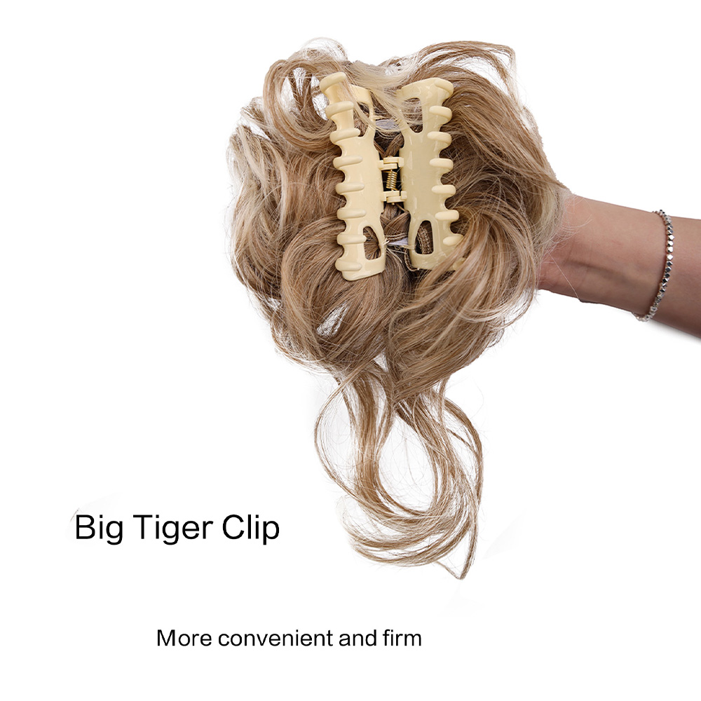 Synthetic Messy Bun Hair Piece - Claw Clip Messy Bun Hair Piece recension och pris