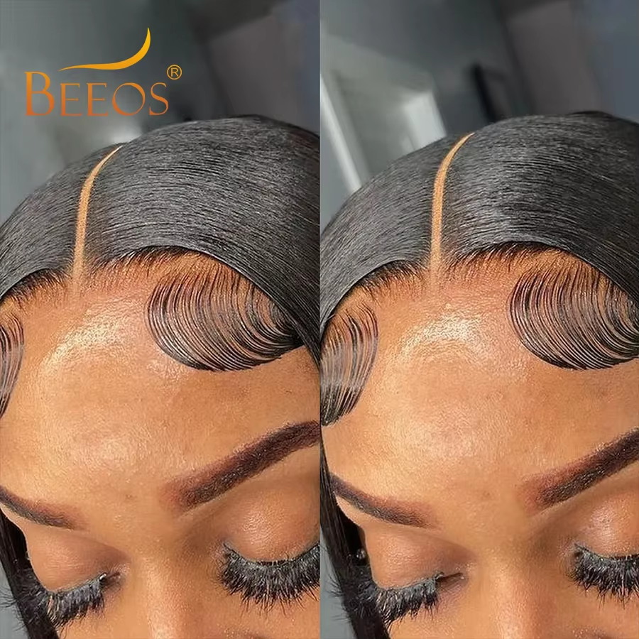 BEEOS Ultra Fitted 13X6 HD Tra - Hd Lace Frontal Wig Human Hair Pre Plucked recension och pris