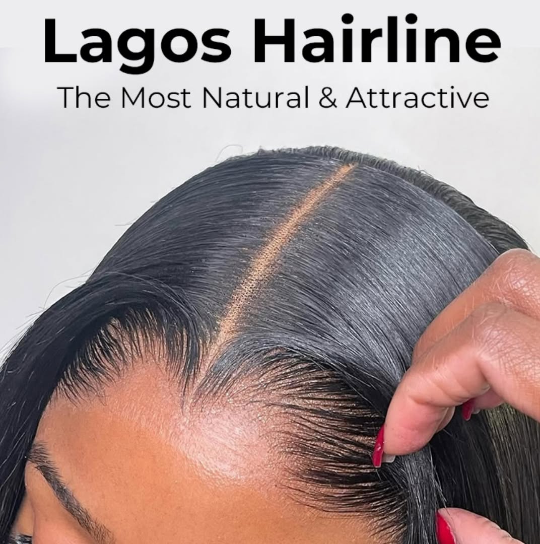 Lagos Hairline Wig 1b4 Ombre C - Human Hair Wigs recension och pris
