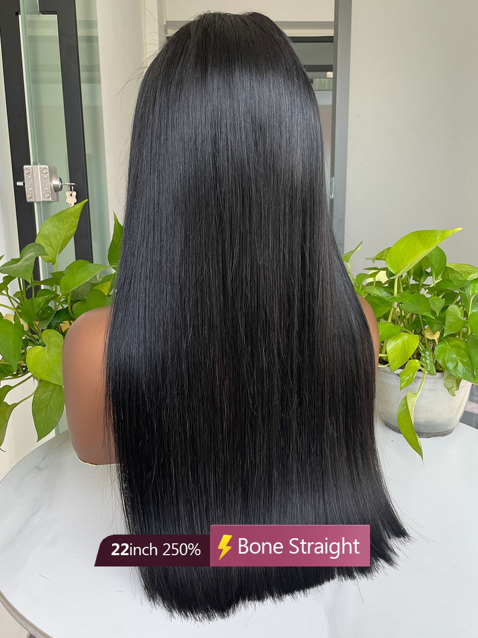 13x4 Lace Frontal 100% Human H - Glueless Wear And Go Human Hair Wig recension och pris