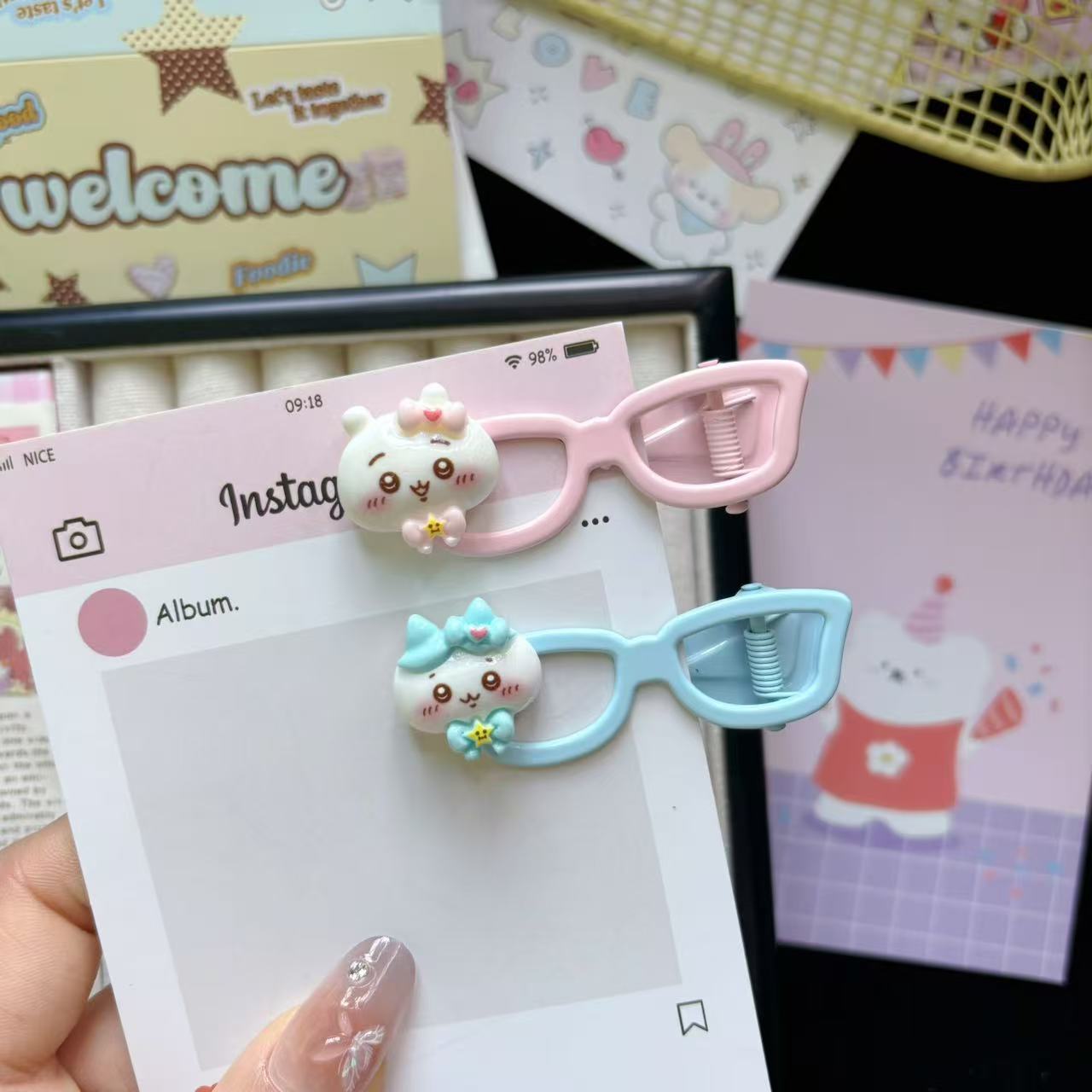 Ji Yi Ka Wa Cartoon Cute Littl - Hair Bundles recension och pris