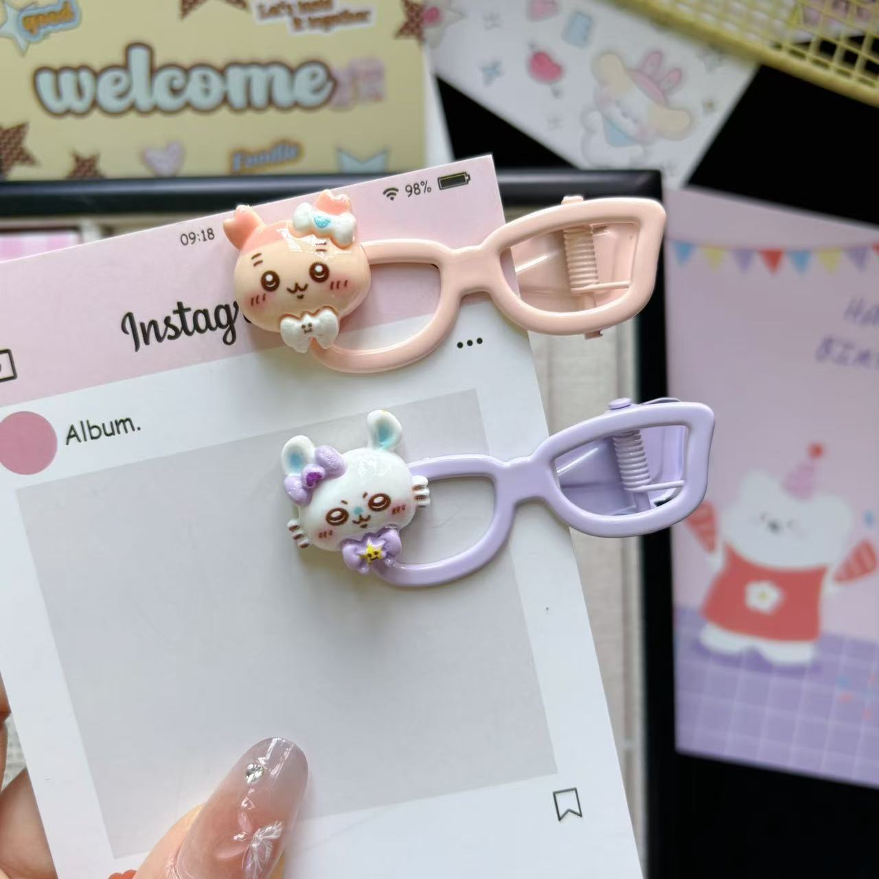 Ji Yi Ka Wa Cartoon Cute Littl - Hair Bundles recension och pris