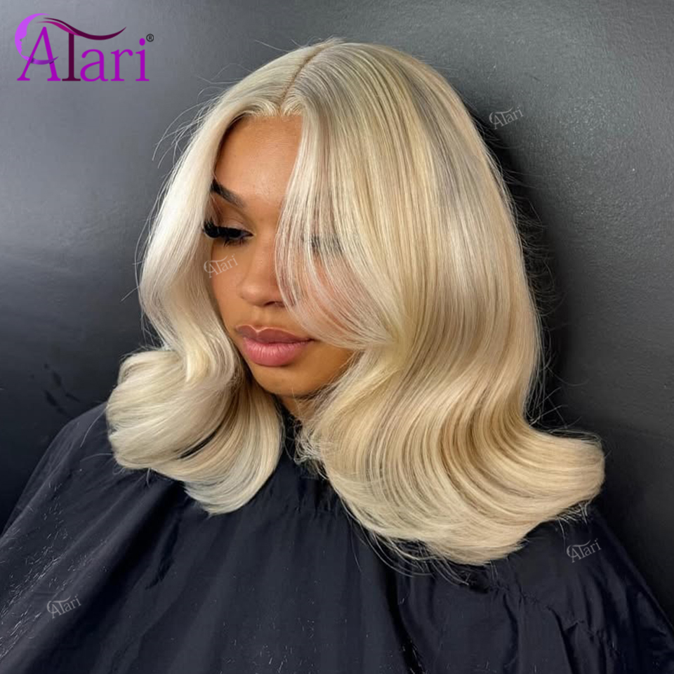 180 Density 13x4 Lace Frontal  - Pre Parted 13X4 Lace Front Bob Wig recension och pris