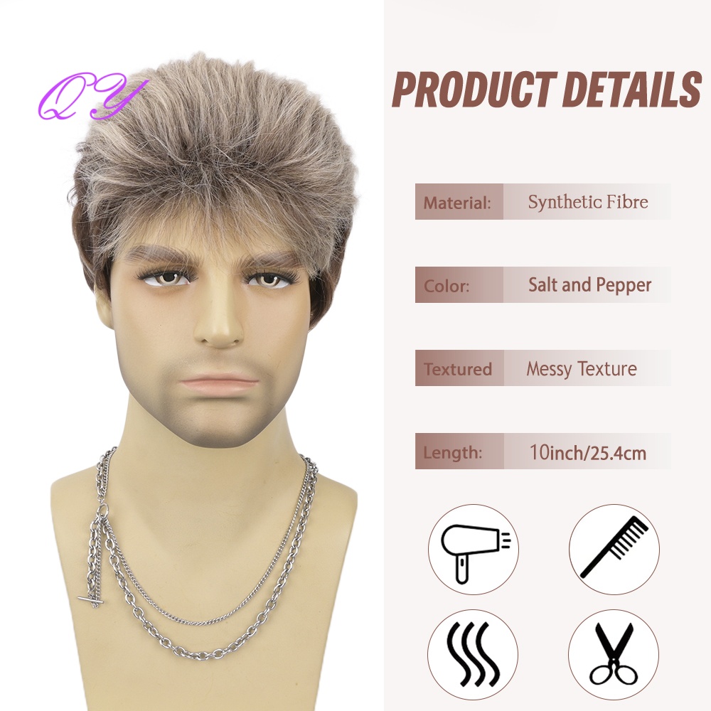Synthetic Short Brown Flaxen M - Synthetic Wigs recension och pris