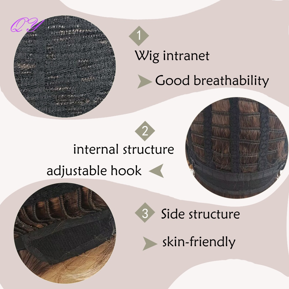 Synthetic Short Brown Flaxen M - Synthetic Wigs recension och pris