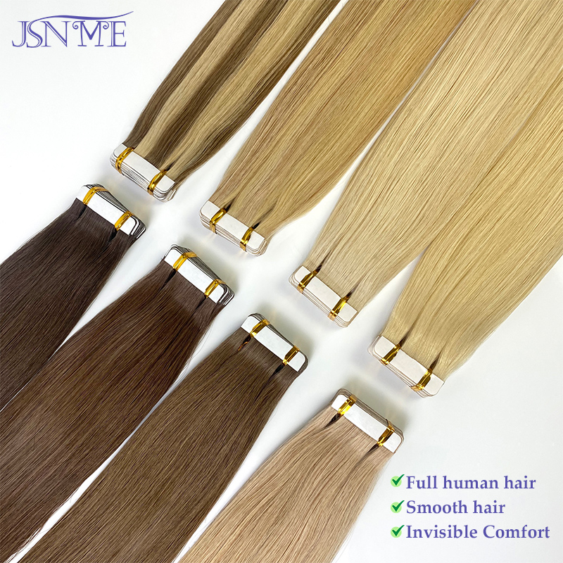 JSNME Tape In Hair Extension 1 - Invisible Tape In Extensions Real Hair recension och pris