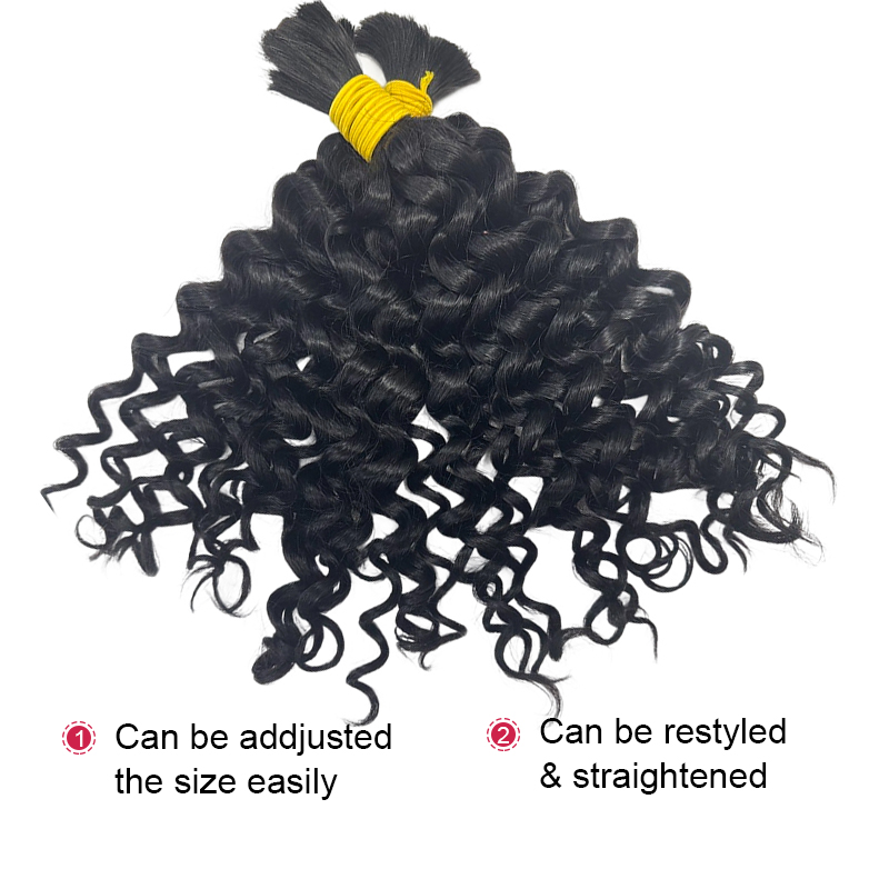 Water Wave Bulk Human Hair For - Water Wave Bulk Human Hair For Braiding recension och pris
