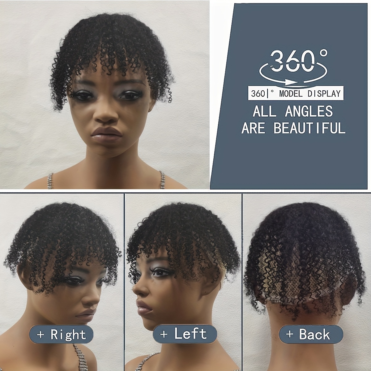 Hair Clip with Bangs-Topper Ha - Hair Clips recension och pris