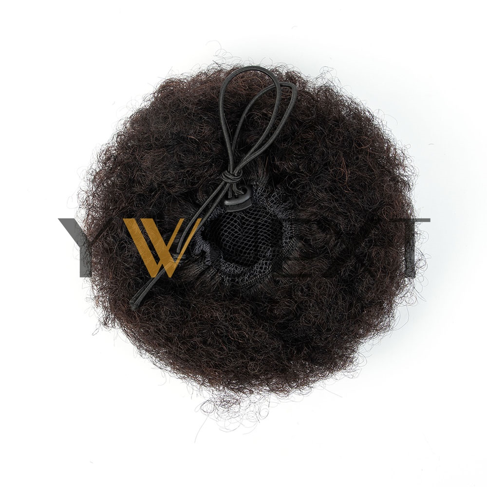 Afro Puff Ponytail 4-6 Inch Hu - Drawstring Afro Curly Puff Ponytail recension och pris