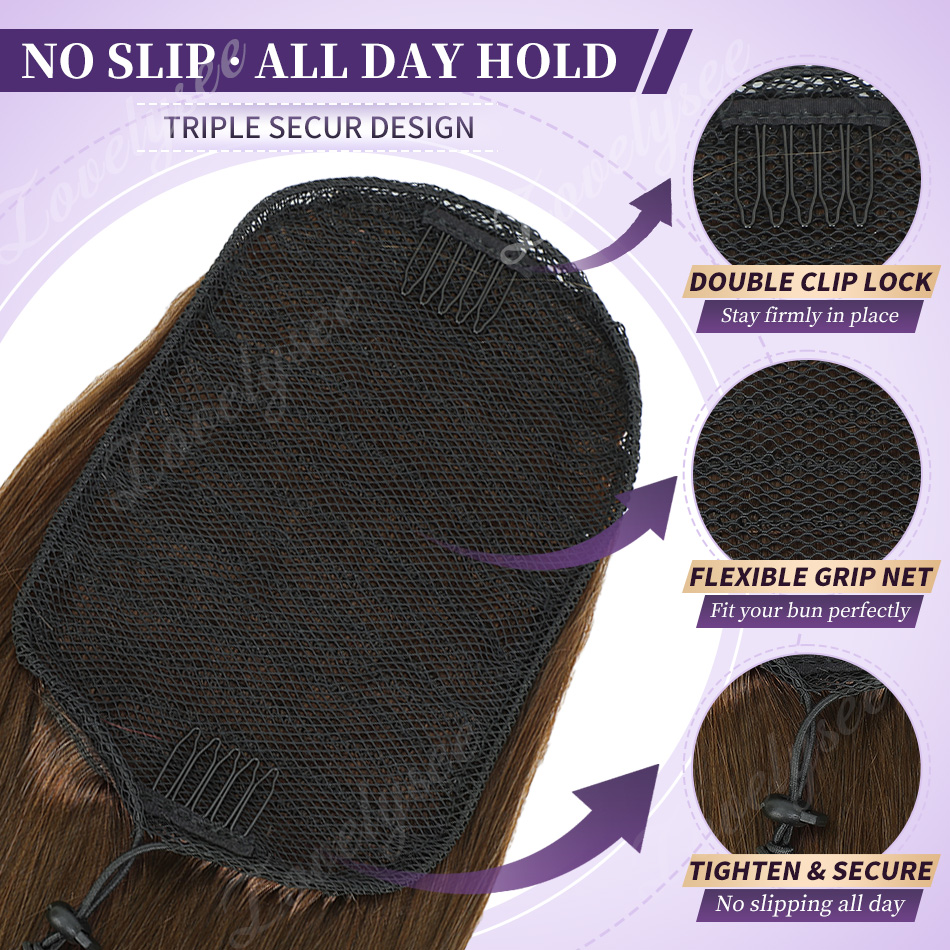 14-18Inch Short Drawstring Pon - Seamless Clip In Hair Extensions Human Hair recension och pris