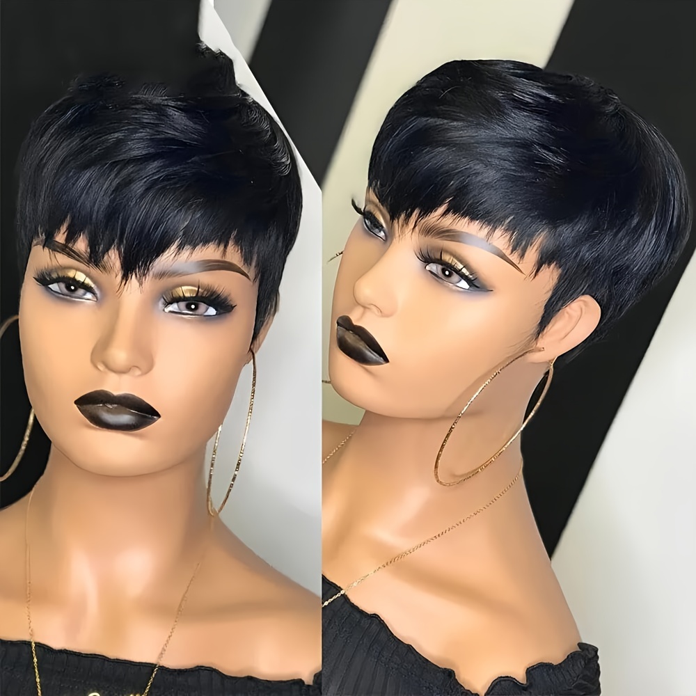Short Pixie Wig Human Hair Lay - Short Pixie Cut Wig Human Hair Cheap recension och pris