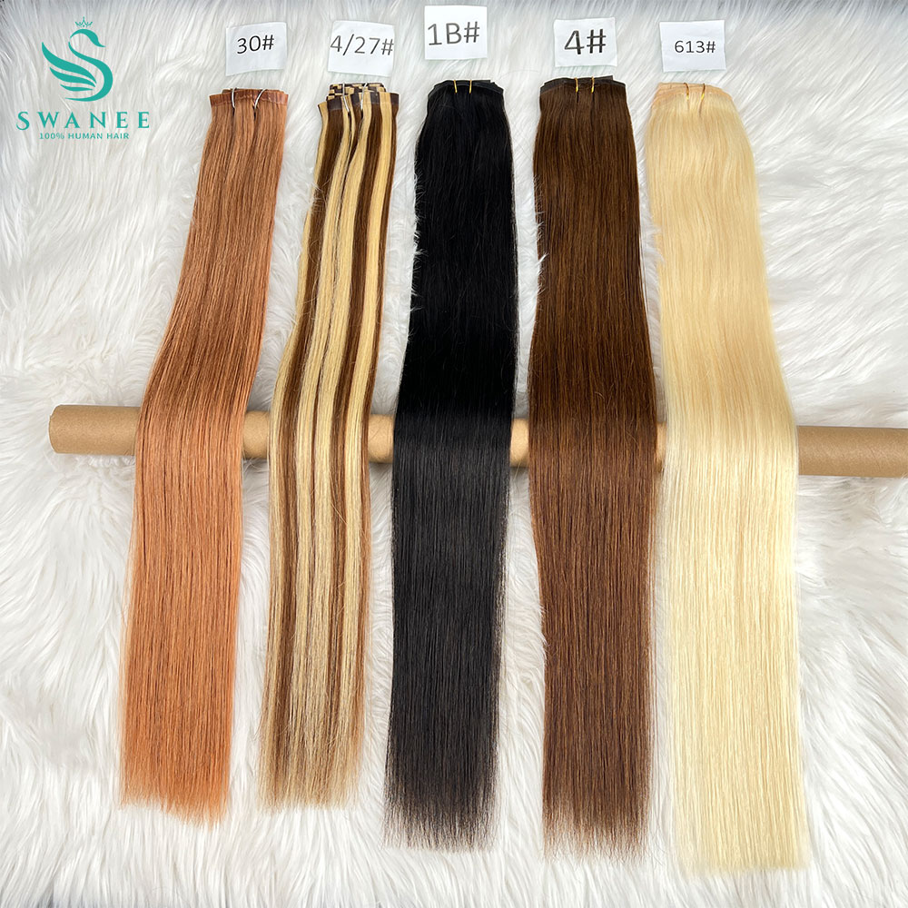 Clip in Hair Extensions Real N - Seamless Clip In Hair Extensions Human Hair recension och pris