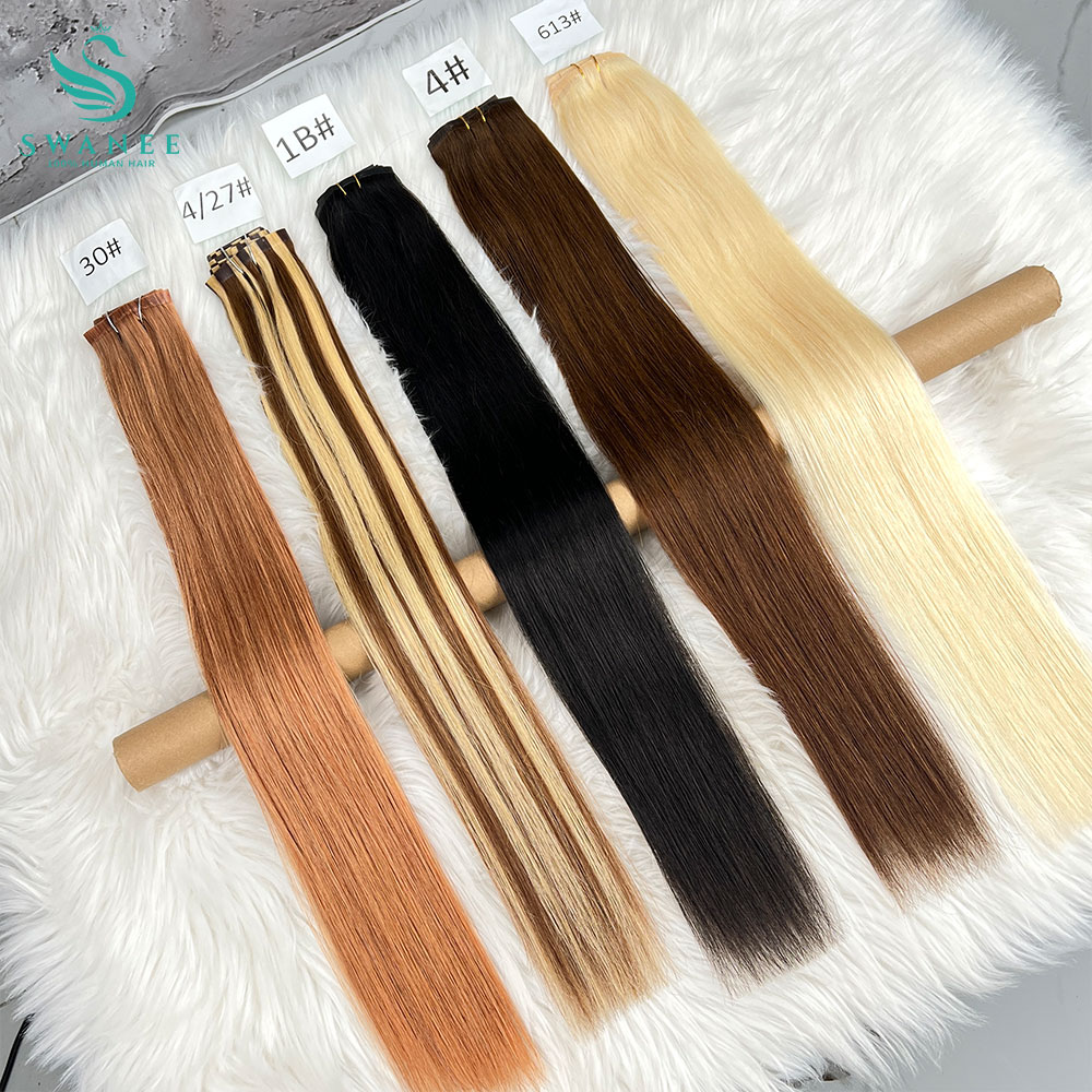 Clip in Hair Extensions Real N - Seamless Clip In Hair Extensions Human Hair recension och pris