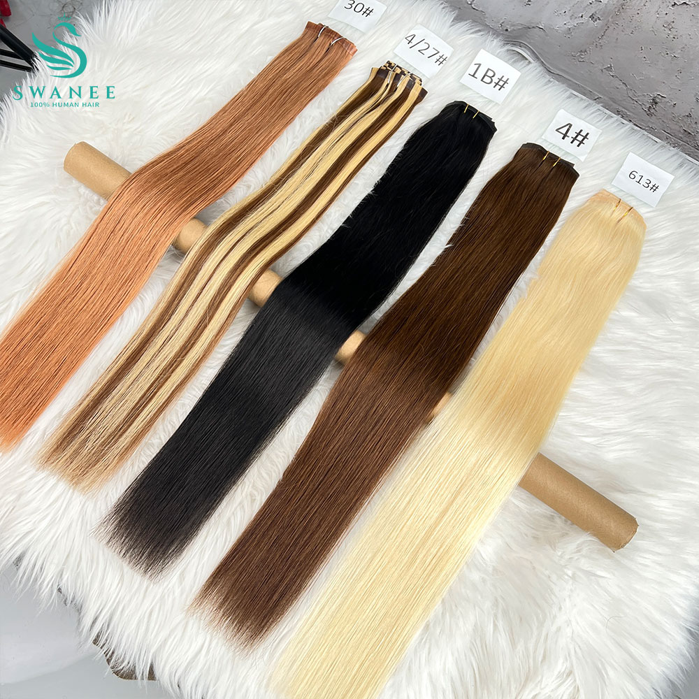 Clip in Hair Extensions Real N - Seamless Clip In Hair Extensions Human Hair recension och pris