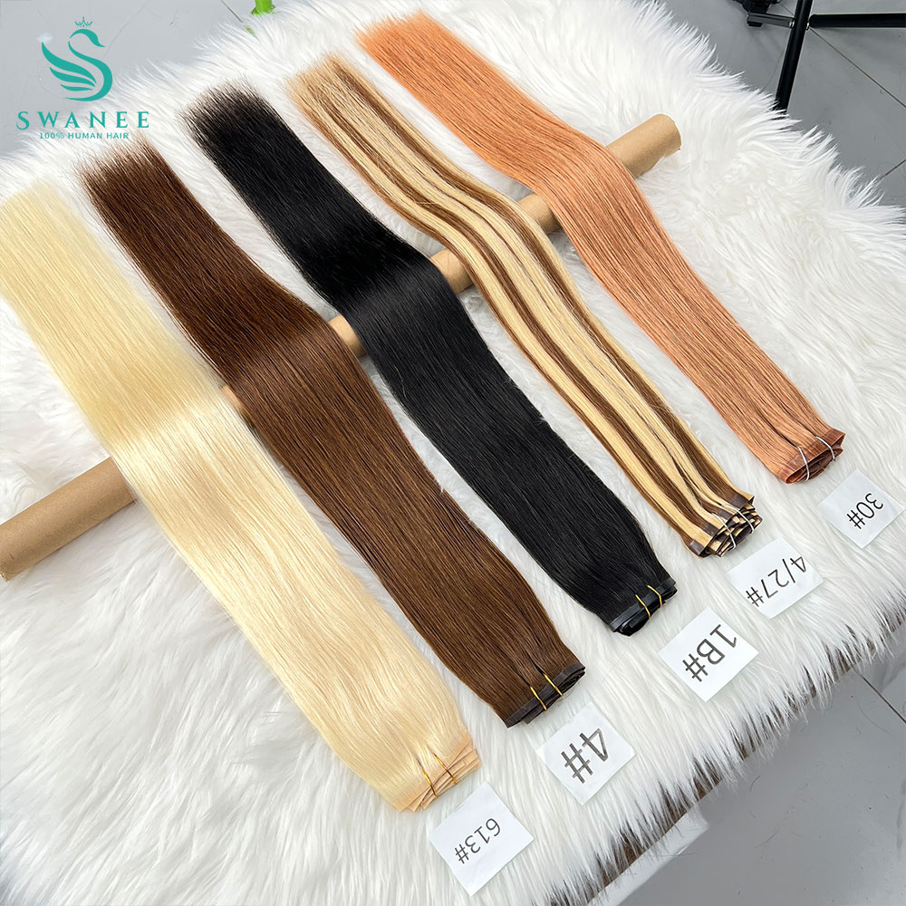 Clip in Hair Extensions Real N - Seamless Clip In Hair Extensions Human Hair recension och pris