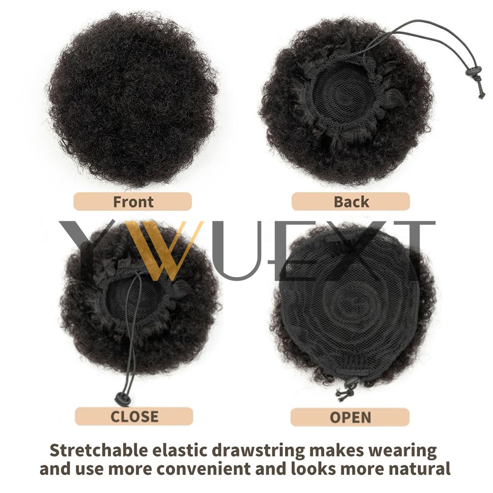 Afro Puff Drawstring Ponytail  - Drawstring Afro Curly Puff Ponytail recension och pris