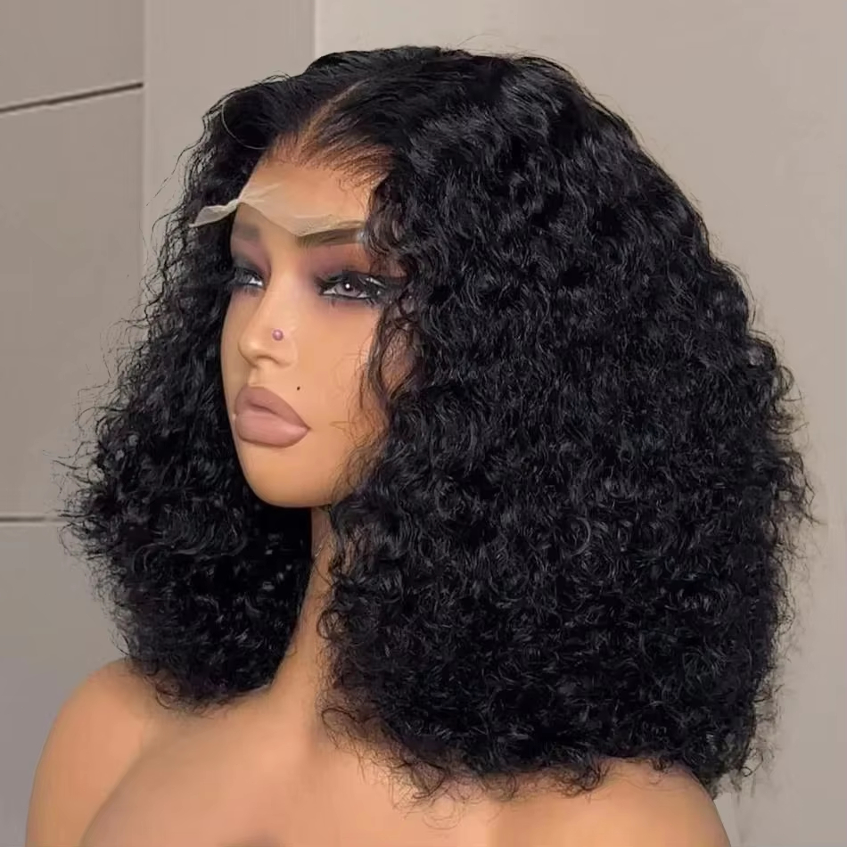 8-16 Inch Bob Curly Human Hair - Glueless Wear And Go Human Hair Wig recension och pris