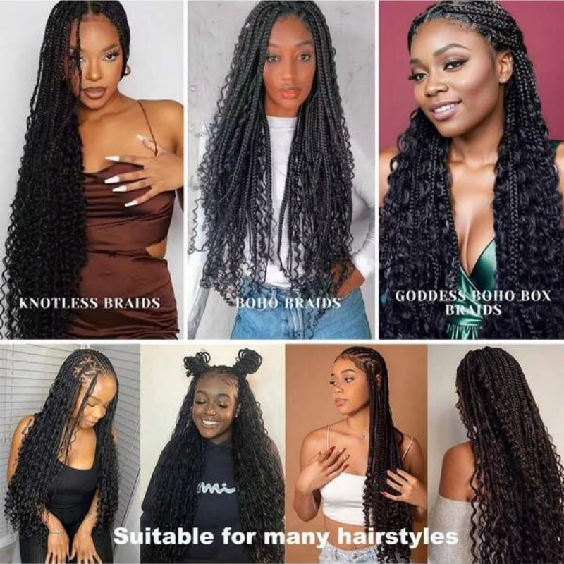 2 Bundles Water Wave Bulk Huma - Water Wave Bulk Human Hair For Braiding recension och pris