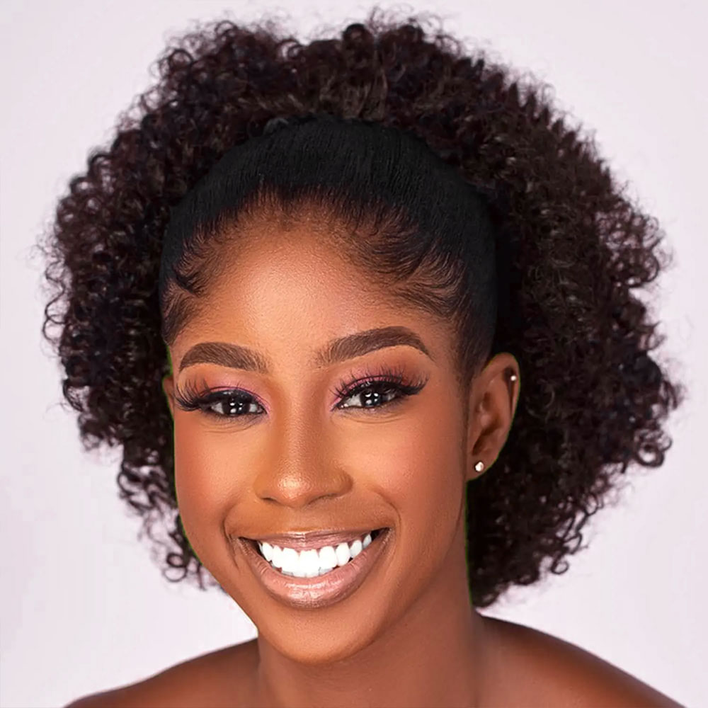 Afro Puff Kinky Curly Drawstri - Drawstring Afro Curly Puff Ponytail recension och pris