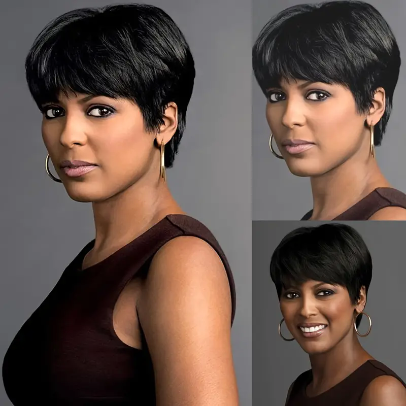 Short Pixie Cut Wig Human Hair - Short Pixie Cut Wig Human Hair Cheap recension och pris