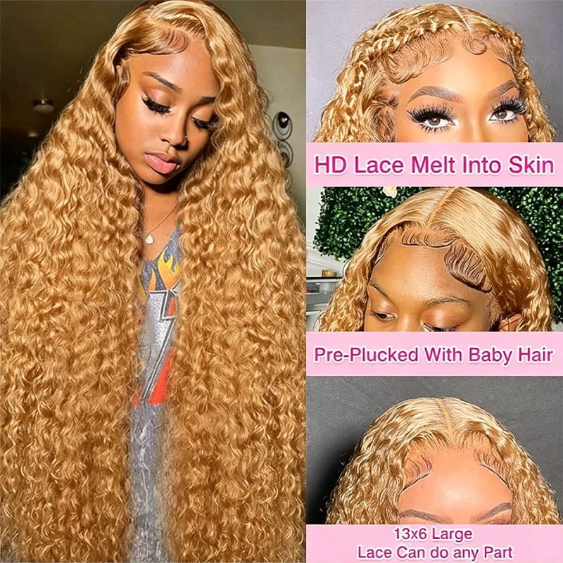 34 38Inch Honey Blonde Wig Hum - Human Hair Wigs recension och pris
