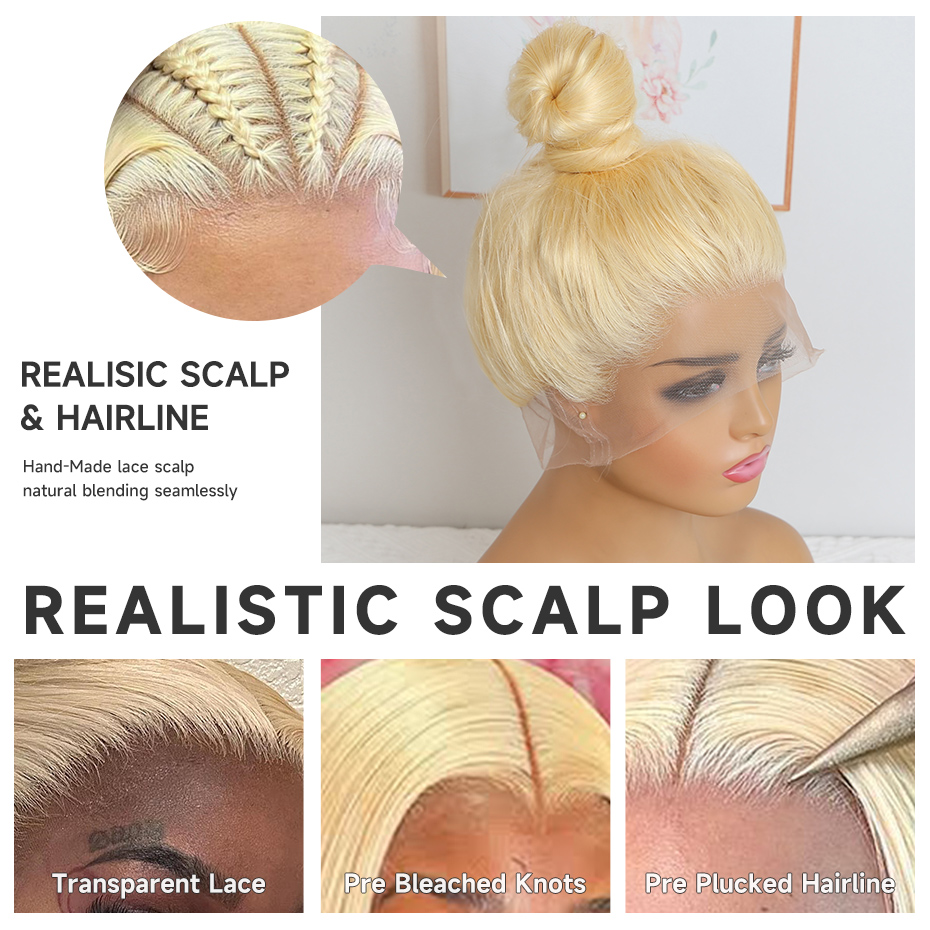 40 42 Inch 360 Full Lace Wig B - Human Hair Wigs recension och pris