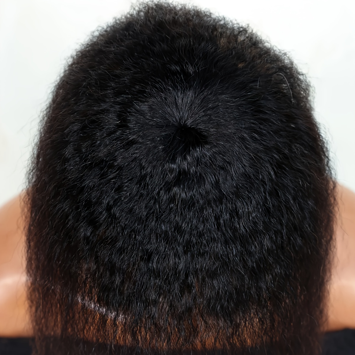 Kinky Straight Topper Hair wit - Hair Clips recension och pris