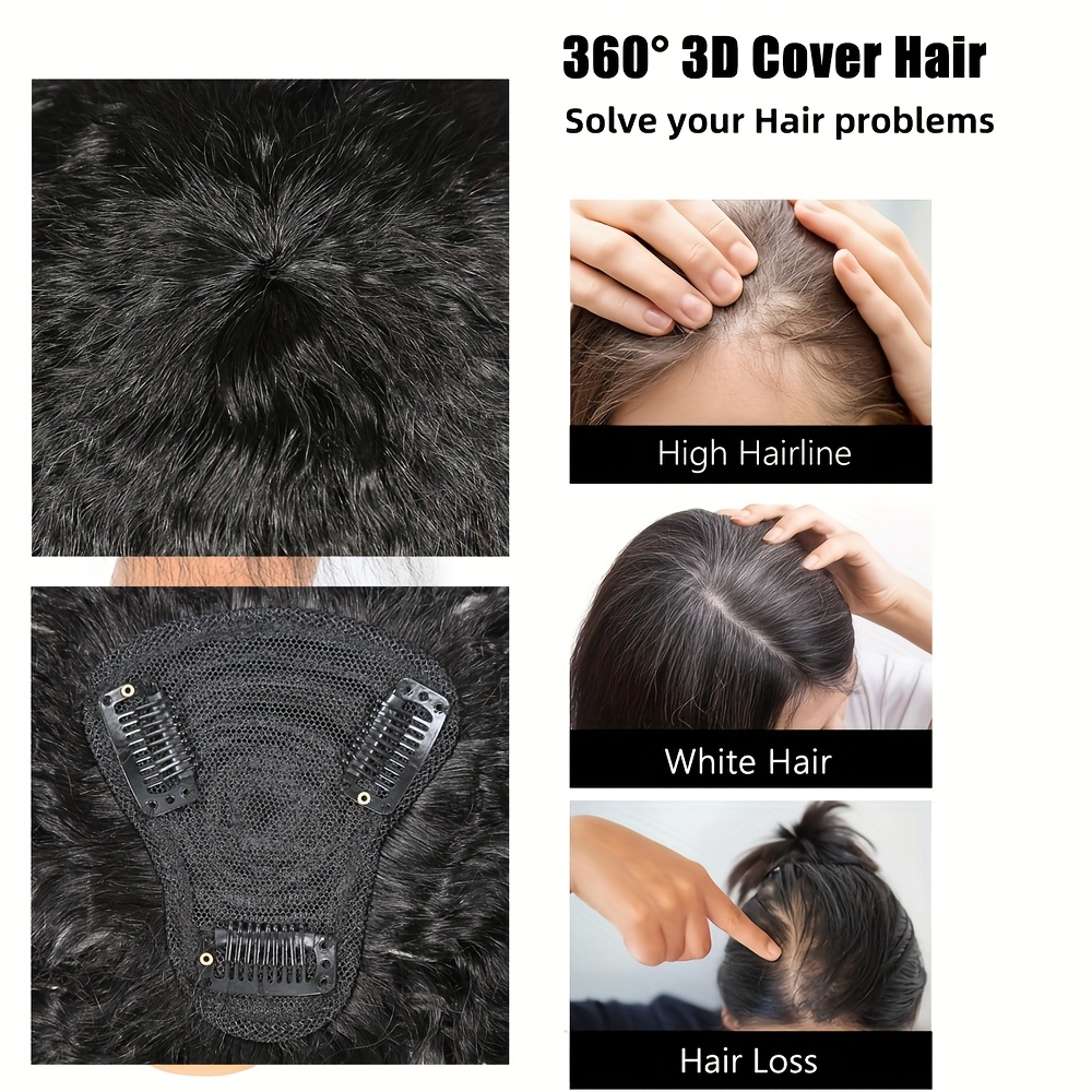 Kinky Straight Topper Hair wit - Hair Clips recension och pris