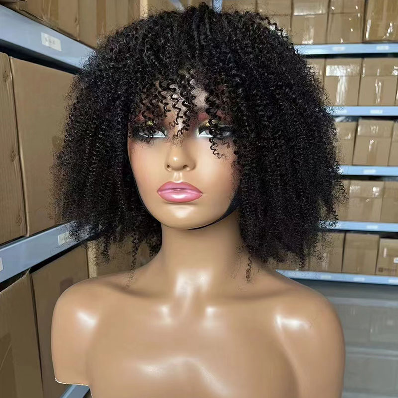 Human Hair Bob Wigs Short Kink - Short Pixie Cut Wig Human Hair Cheap recension och pris