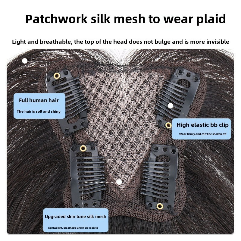 Breathable Top Hair Repair Hum - Seamless Clip In Hair Extensions Human Hair recension och pris