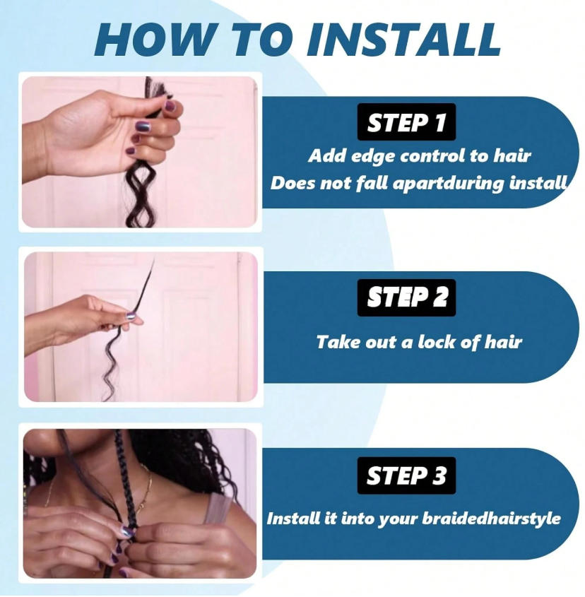 No Weft Human Braiding Hair Bu - Water Wave Bulk Human Hair For Braiding recension och pris