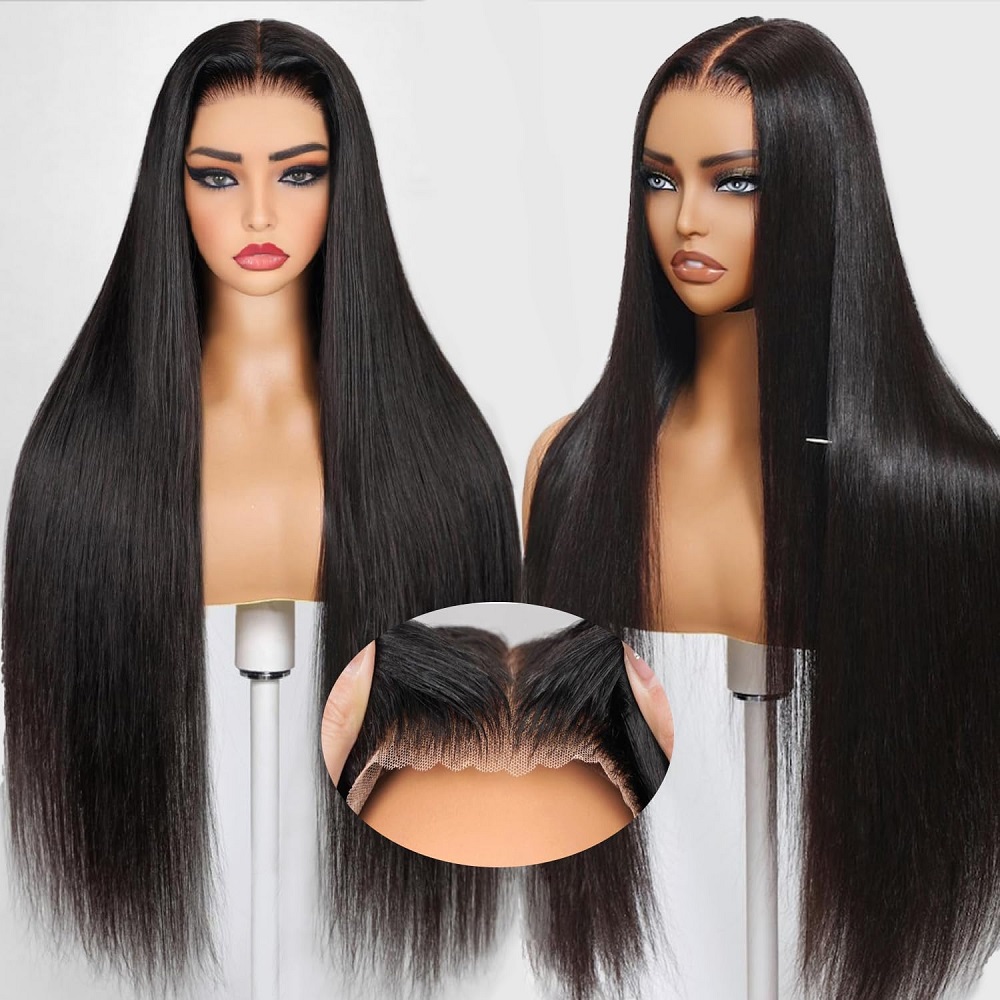 7x6 HD Glueless Straight Closu - Human Hair Wigs recension och pris