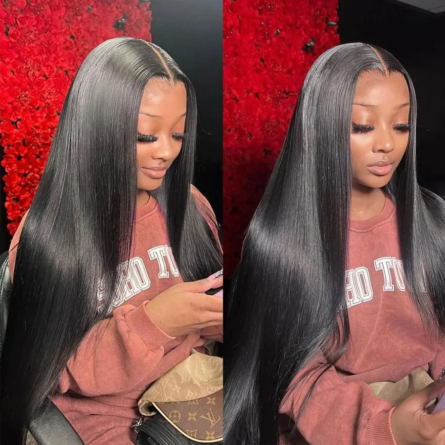 7x6 HD Glueless Straight Closu - Human Hair Wigs recension och pris