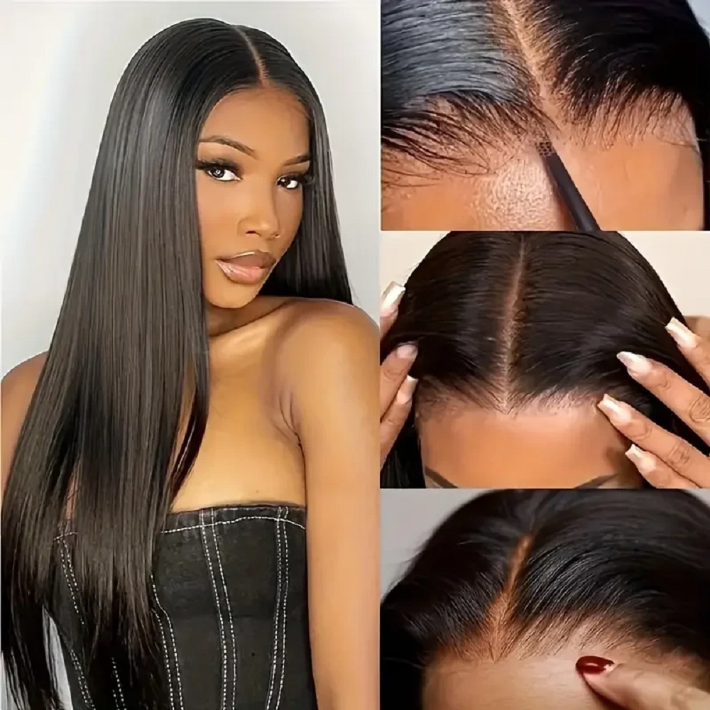 7x6 HD Glueless Straight Closu - Human Hair Wigs recension och pris