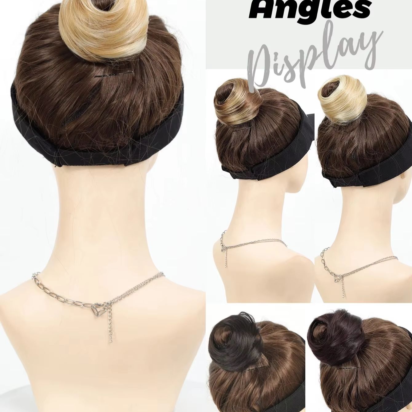 Synthetic Mini Claw Clip in Me - Claw Clip Messy Bun Hair Piece recension och pris